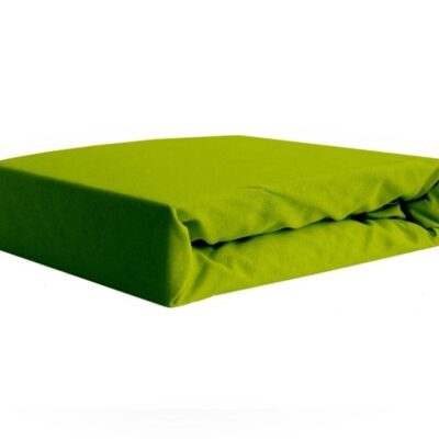 Prześcieradło jersey z gumką zielone