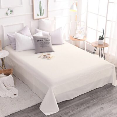 Prześcieradło bez gumki - ecru