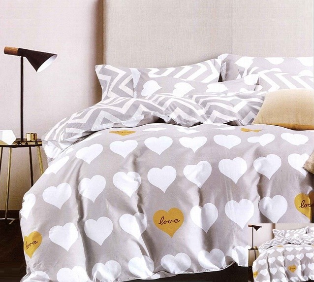 Komplet Pościeli Satyna Bawełniana