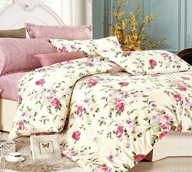 Komplet Pościeli Satyna Bawełniana