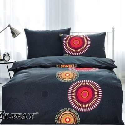 Komplet Pościeli Satyna Bawełniana 160x200