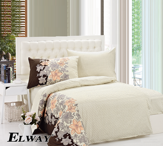 Komplet Pościeli Satyna Bawełniana 160x200