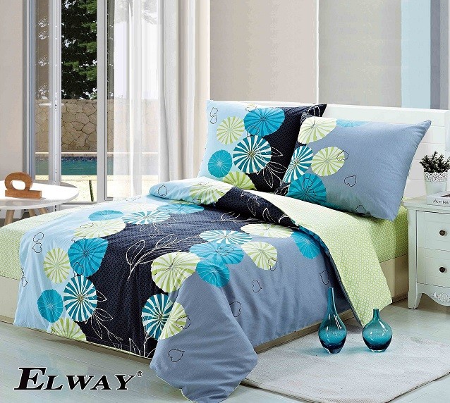 Komplet Pościeli Satyna Bawełniana 160x200