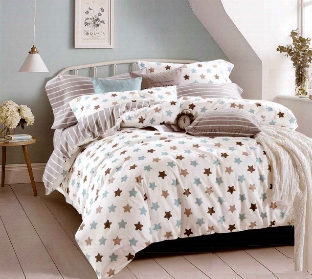 Komplet Pościeli Satyna Bawełniana 160x200