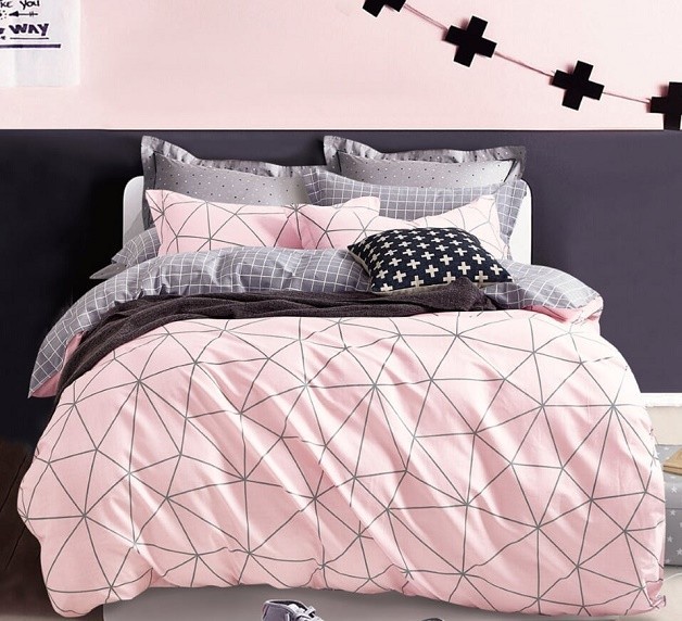 Komplet Pościeli Satyna Bawełniana