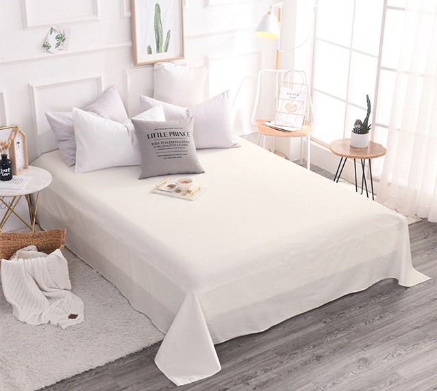 Prześcieradło bez gumki - ecru