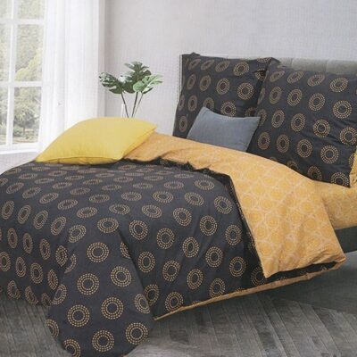 Komplet Pościeli Satyna Bawełniana Koła