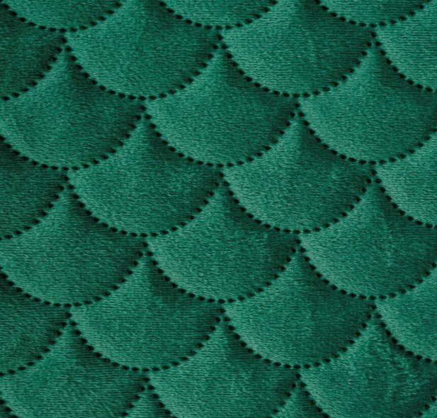 Narzuta Eurofirany Welurowa Ariel Zielona