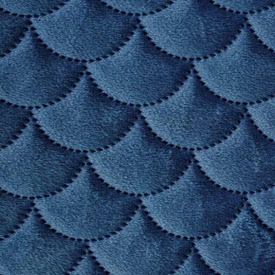 Narzuta Eurofirany Welurowa Ariel Granatowa