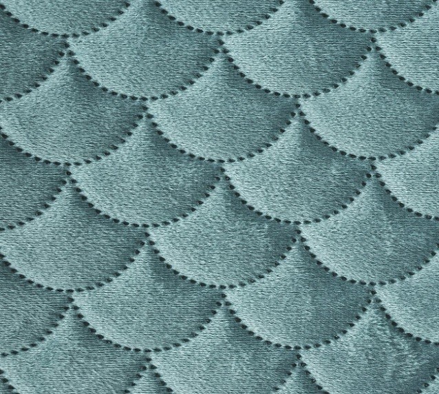 Narzuta Eurofirany Welurowa Ariel Miętowy