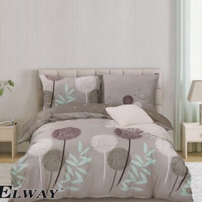 Komplet Pościeli Satyna Bawełniana Dmuchawce