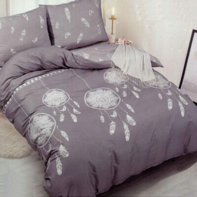 Komplet Pościeli Satyna Bawełniana Łapacz