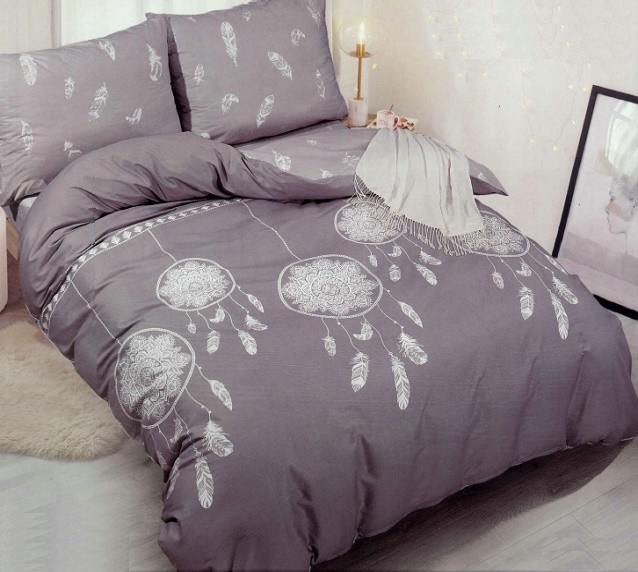 Komplet Pościeli Satyna Bawełniana Łapacz