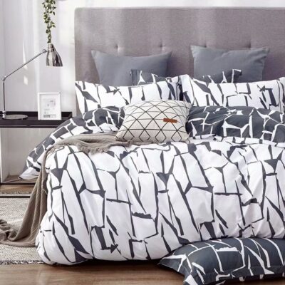 Komplet Pościeli Satyna Bawełniana Mozaika