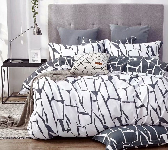 Komplet Pościeli Satyna Bawełniana Mozaika