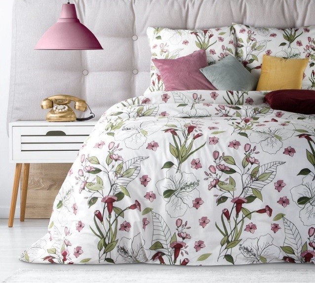 Komplet Pościeli Satyna Bawełniana Eurofirany