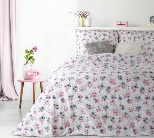 Komplet Pościeli Satyna Bawełniana Eurofirany