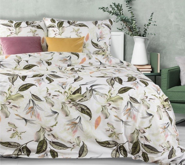Komplet Pościeli Satyna Bawełniana Eurofirany