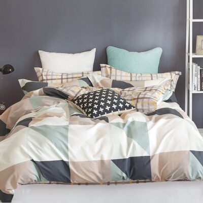 Pościeli Satyna Bawełniana Trójkąty