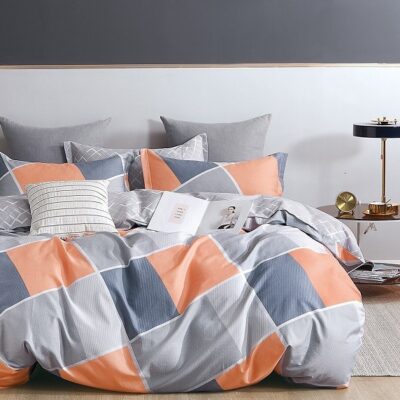 Komplet Pościeli Satyna Bawełniana Figury