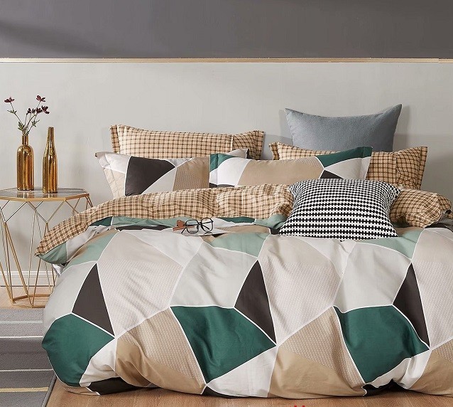 Komplet Pościeli Satyna Bawełniana Figury