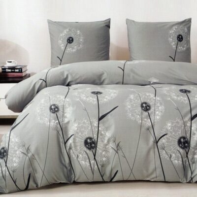 Komplet Pościeli Satyna Bawełniana Dmuchawce