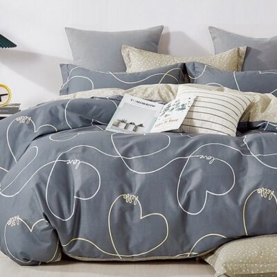 Pościeli Satyna Bawełniana Serca