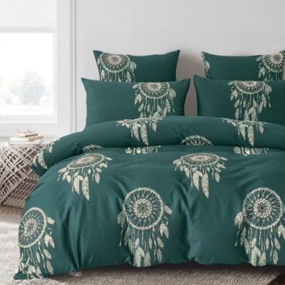 Komplet Pościeli Satyna Bawełniana Łapacz