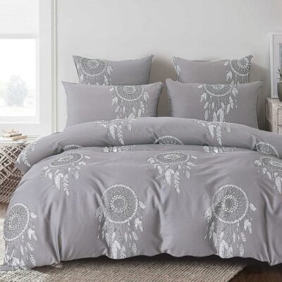 Komplet Pościeli Satyna Bawełniana Łapacz