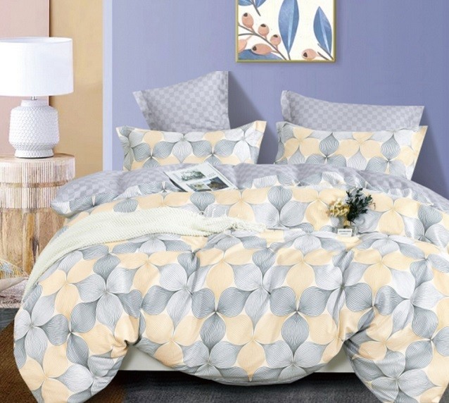 Komplet Pościeli Satyna Bawełniana Modern