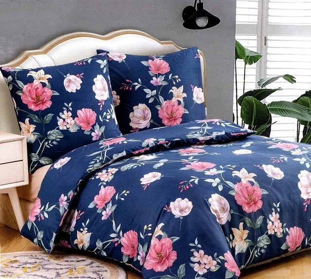 Komplet Pościeli Satyna Bawełniana 160x200