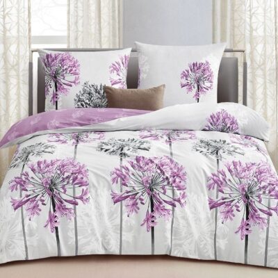 Komplet Pościeli Satyna Bawełniana Dmuchawce