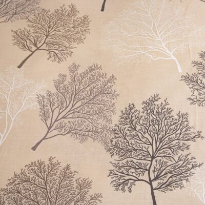 Komplet Pościeli Satyna Bawełniana Drzewa