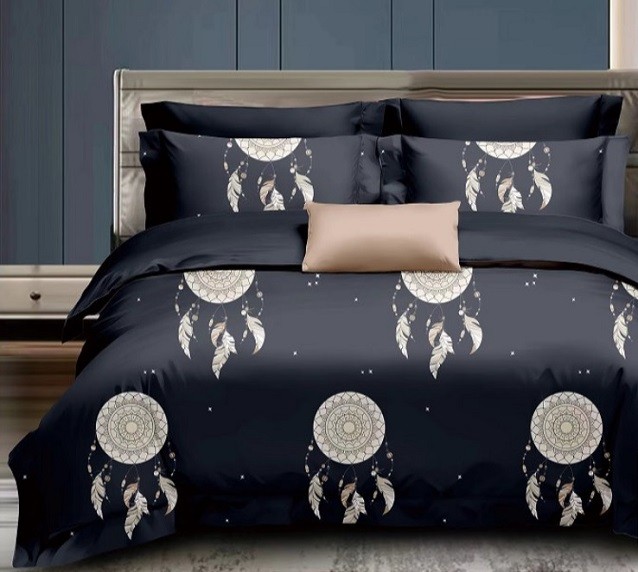 Komplet Pościeli Satyna Bawełniana Łapacz