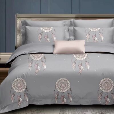 Komplet Pościeli Satyna Bawełniana Łapacz