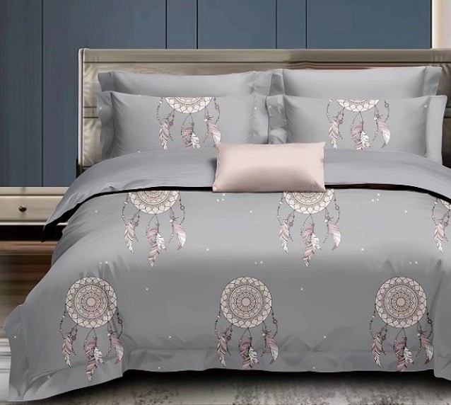 Komplet Pościeli Satyna Bawełniana Łapacz