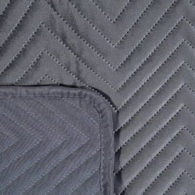 Narzuta Eurofirany Welurowa Sofia Grafitowa