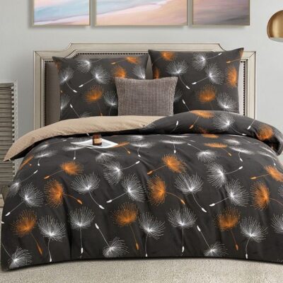 Komplet Pościeli Satyna Bawełniana Dmuchawce