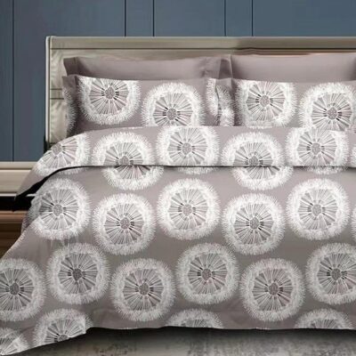 Komplet Pościeli Satyna Bawełniana Dmuchawce