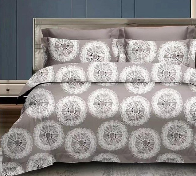 Komplet Pościeli Satyna Bawełniana Dmuchawce