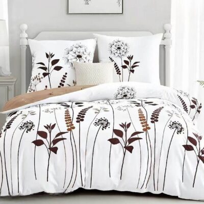 Komplet Pościeli Satyna Bawełniana Dmuchawce