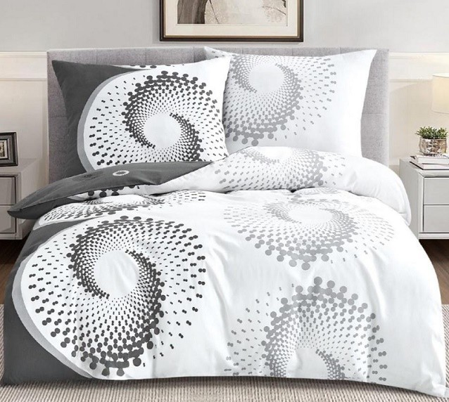 Komplet Pościeli Satyna Bawełniana Cyklon