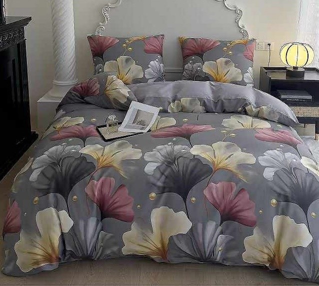 Komplet Pościeli Satyna Bawełniana Biloba